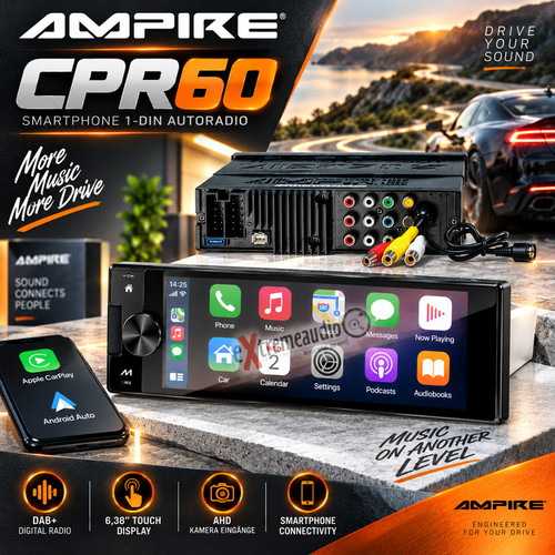 Ampire cpr60 smartphone - cpr60, 1-din