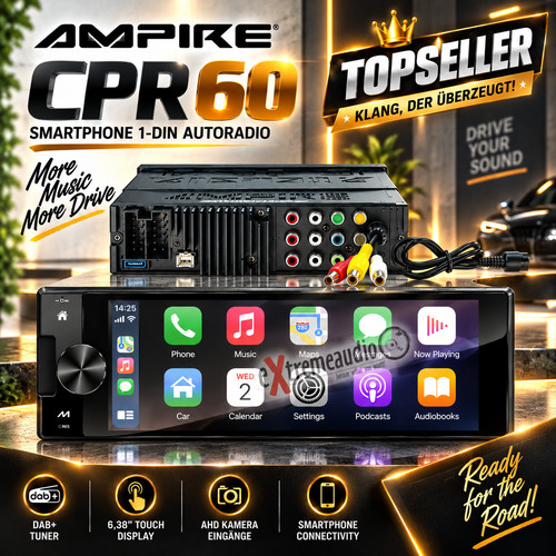 Ampire cpr60 smartphone - smartphone, 1-din