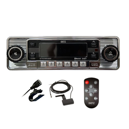 Dietz retro 300dab din - retro, 1-din