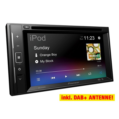 Pioneer din avh a240dab auto - pioneer, 2-din